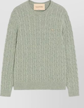 Valentino Garavani short-sleeve wool jumper