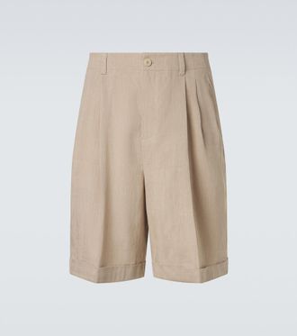 Jacquemus Pastro linen-blend Bermuda shorts
