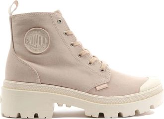 Palladium Twill Nude Dust Sneakers - Dames - Veterlaarzen - Beige - 41 EU - Schoenen
