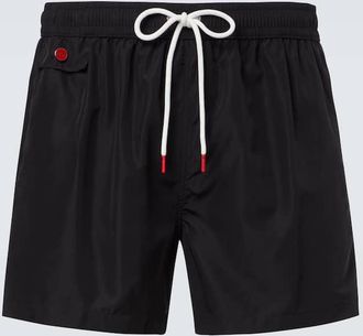 Kiton Logo swim trunks