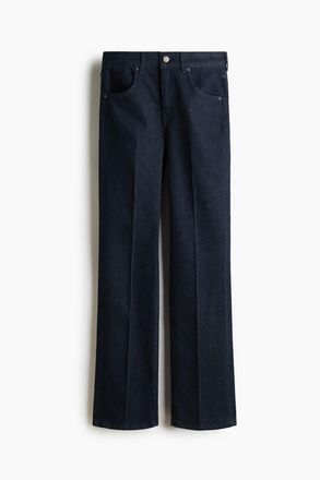 H&M Slim Straight High Waist Jeans - Blue