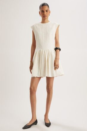 Merlette Carolina Dress in Cream at Nordstrom, Size 10