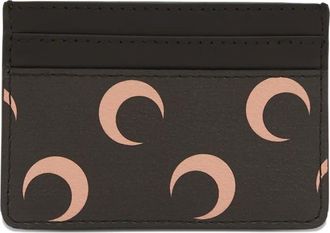 Marine Serre Moon Canvas pasjeshouder - Zwart