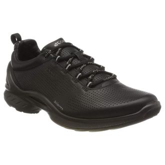 Ecco Ecco Biom Fjuel Leather Womens Low Top Trainers - Black - Size:UK 6.5-7