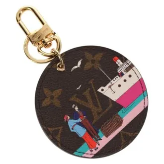 Louis Vuitton Pre-owned Accessories, female, Brown, Size: ONE SIZE Pre-owned Canvas Key-holder