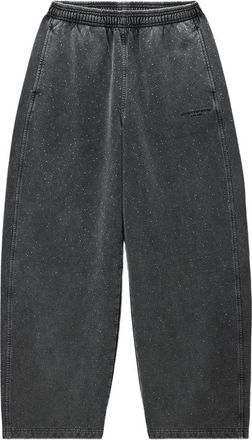 Alexander Wang Mid-rise Oversized Sweatpants W/ All-over Hotfix