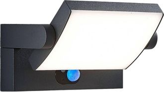 Lindby Lindby L&aacute;mpara Solar Exterior sherin En Negro De Aluminio