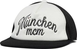 MCM Munchen Ponte Cap in Black And White at Nordstrom