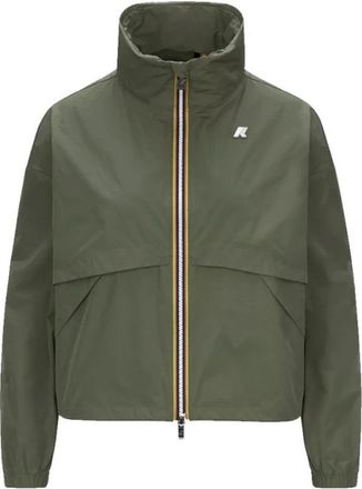 K-Way Aubette Memory Touch Jacket - Dames - Zomerjassen - Groen - M - Polyester - Jassen