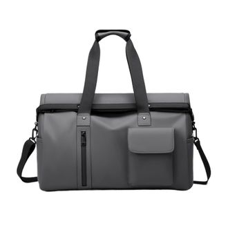 Generic Duffle Bag Travel Duffel Durable Sports Stylish Handbag,Compatible For Gym Weekend Trip Daily Use(Grey)