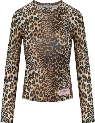 Ganni TOP ANIMALIER GANNI