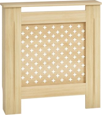 OEM Cubreradiador De Mdf Cubierta Para Radiador Para Sal&oacute;n Dormitorio Pasillo 78x19x82 Cm Roble