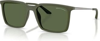 A|X Armani Exchange Ax 4170Su Zonnebril - Heren - Zonnebrillen - Groen - 55 MM - Accessoires
