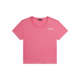 Freddy T-shirt Manica Corta Cropped con piccolo Logo FREDDY