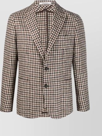 Tagliatore mens houndstooth pattern jacket