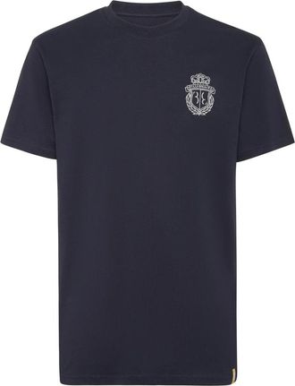 Billionaire Boys Club T-shirt met ronde hals en geborduurd embleem - Heren - T-shirts - Blauw - S - Katoen - Tops