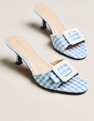 For Love & Lemons Eloise Kitten Heel Sandals