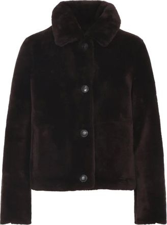 Yves Salomon Donna, Giacche, Marrone, M, new