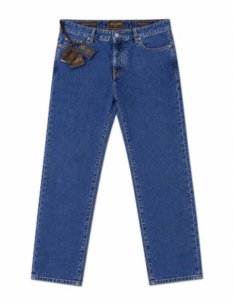 Moorer Mens Pavel Jeans In Light Denim