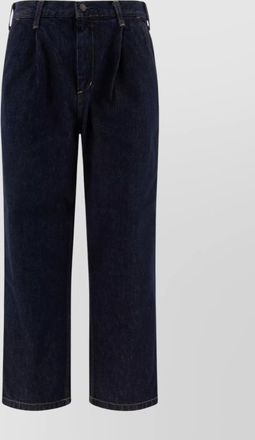 Carhartt Work in Progress denim trousers with back pockets and belt loops