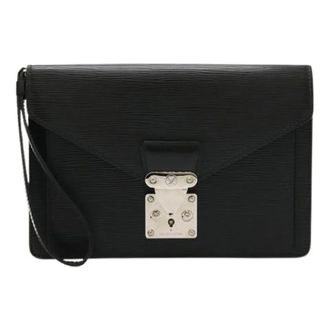 Louis Vuitton Borsa Clutch Epi Pre-owned - - Pre-owned - Uomo - Nero - ONE SIZE