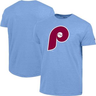 Champion Mens Champion Light Blue Philadelphia Phillies Cooperstown Logo Tri-Blend T-Shirt at Nordstrom, Size Xx-Large