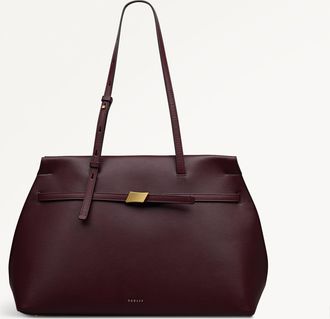 Radley London Dark Cherry Medium Ziptop Shoulder Bag The Christina SS26 Radley London