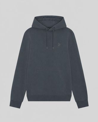 Lyle & Scott Mens Superfine Cotton Loopback Hoodie - Grey - Size X-Large
