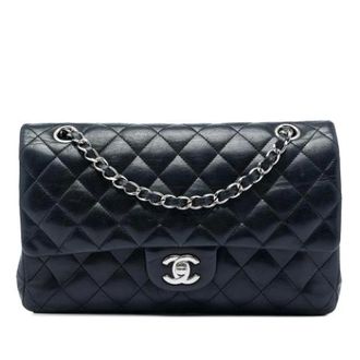 Chanel Pre-owned Vintage Quilted Shoulder Bag - Dames - Pre-owned - Zwart - Maat: ONE Size Leer
