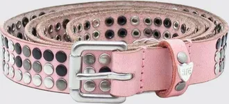 HTC Cintura in pelle rosa con ricami