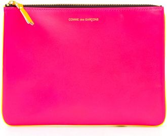 Comme Des Gar&ccedil;ons Super Fluo leather pouch