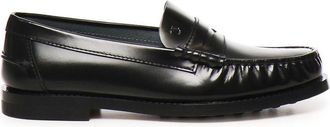 Tod's Black Leather Loafers