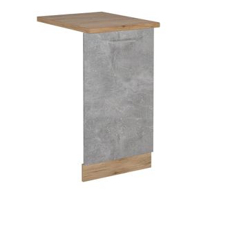 Vicco Tapa Del Lavavajillas R-line, Hormig&oacute;n, 45 Cm, Et Roble