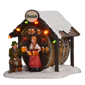 Luville Pueblo navide&ntilde;o en miniatura Multicolor H11.5xB11.5xL11cm