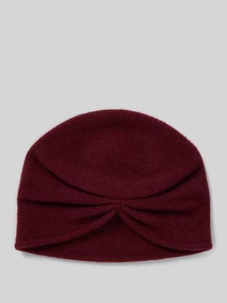 Loevenich Mütze aus reiner Wolle in Strick-Optik Modell NOS in Bordeaux, Größe 1