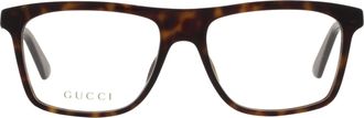 Gucci Demo Rectangular Mens Eyeglasses GG1820O 002 55