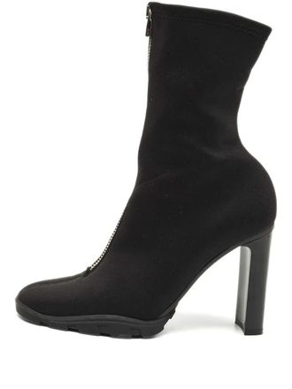 Alexander McQueen zip-up ankle boots - Black