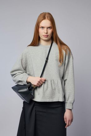 Ganni Isoli Crewneck With Peplum