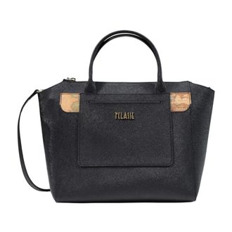Alviero Martini 1A Classe Tassen, Dames, Zwart, ONE Size, Katoen, West City Bag