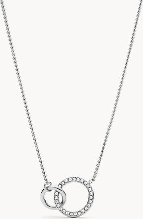 Fossil Womens Stainless Steel Pendant Necklace
