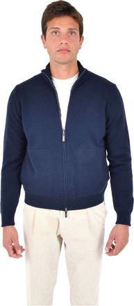 Drumohr Heren, Truien, Blauw, Maat: M Kasjmier