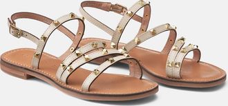 Geox Platte leren sandalen Maddalusia