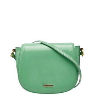 Burberry Borsa a spalla in vernice Pre-owned - - Pre-owned - Donna - Verde - ONE SIZE
