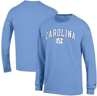 Champion Mens Champion Carolina Blue North Carolina Tar Heels Arch Over Logo Long Sleeve T-Shirt in Light Blue at Nordstrom, Size Xx-Large