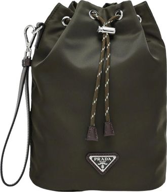 Prada Bucket Bags, male, Black, Size: ONE SIZE Pouch
