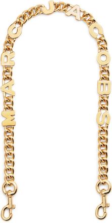 Marc Jacobs The Logo chain-link shoulder strap - women - Zinc - One Size - Gold