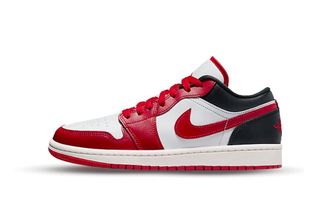 Nike Womens Air Jordan 1 Low UNC Basketball Shoe, White/Gym Red-black-sail, 7.5 UK