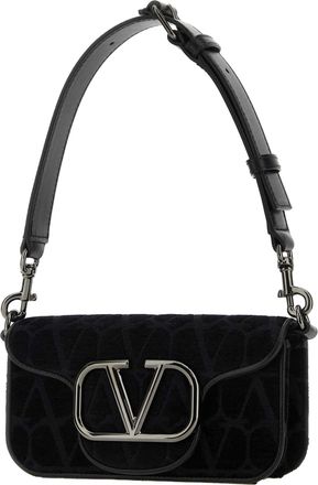 Valentino Garavani Mens Toile Iconographe Mini Loc&atilde;&sup2; Shoulder Bag Nero Borse A Tracolla Black