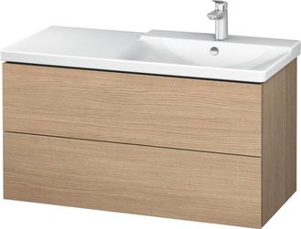 Duravit Duravit L-cube Mueble De Pared 1020mm, Profundidad 481, 2 Cajones, Apto Para P3 Comfort Art&iacute;culo 233410, Lavabo A La Derecha, Color: Decoraci&oacute;n Roble 