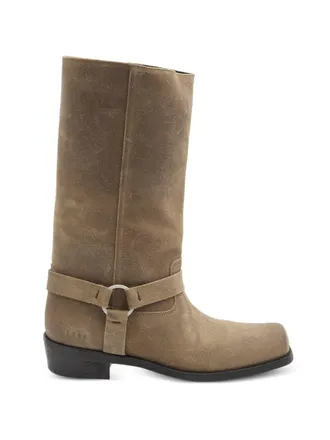 Golden Goose Botas moteras de cuero Golden Goose